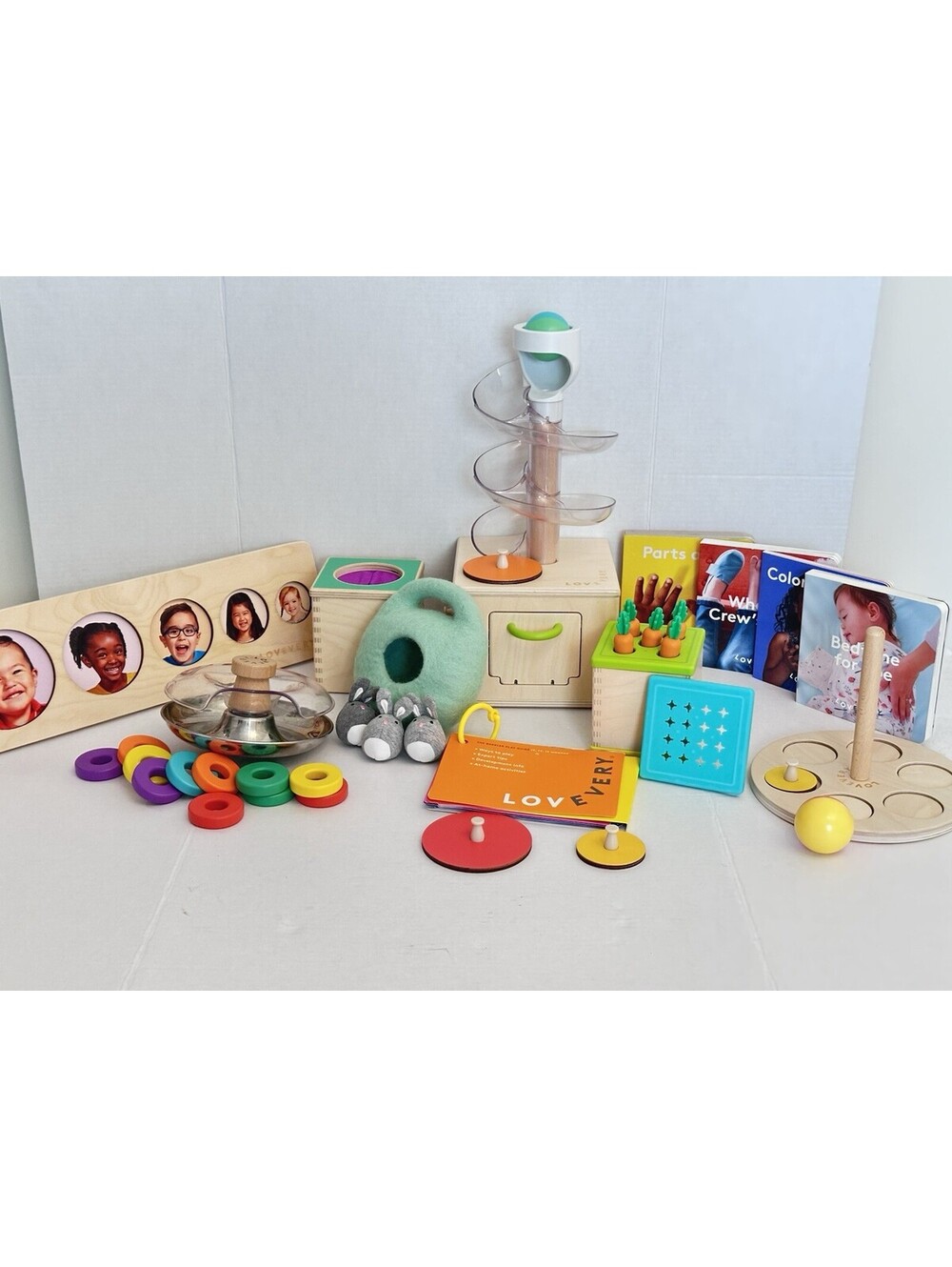 Massive LOVEVERY Toys Montessori Collection. Baby/Toddler Love Every 30+pc